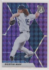 2021 Panini Mosaic Purple Mosaic Prizm 40/49 Dustin May #35 uk2