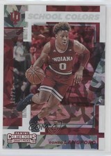 2019 Contenders Draft Picks School Colors Cracked Ice 18/23 Romeo Langford 0c6