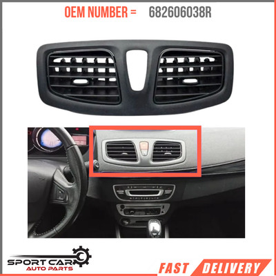 Lüftungsdüse Mitte Armaturenbrett Megane III Fluence 2009 2017 682606038R
