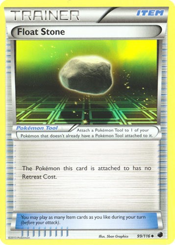 Float Stone - 99/116 - Uncommon NM, English Pokemon Plasma Freeze