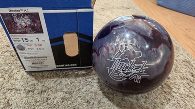 Storm Rocket AI Bowling Ball 1st Quality | 15 Pounds | 3.5-4