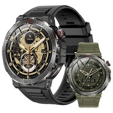 2026 Military Smart Watch Answer / Make Call Rugged Sport IP68 Fitness Tracker