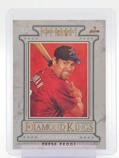 LANCE BERKMAN 2004 DONRUSS DIAMOND KINGS PRESS PROOF RED /100 #12 Q0M-621