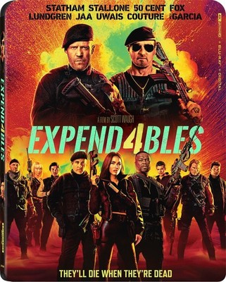 Expend4bles (Expendables 4) 4K UHD Blu-ray] NEW FREE SHIPPING W/ SLIPCOVER