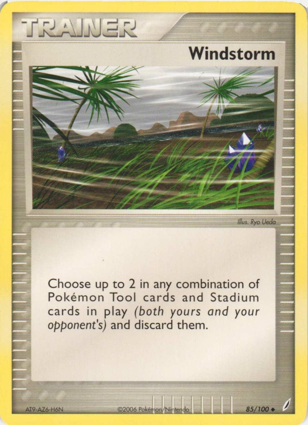 Windstorm 85/100 Uncommon Crystal Guardians Pokemon Near Mint