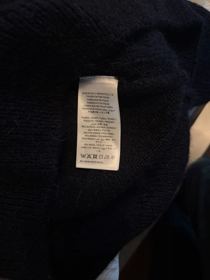 Suéter mediano para hombre Gant Made In Italy nuevo con etiquetas Foto 4 de 4