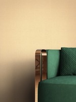 Newroom Vliestapete Gold Leinenoptik Modern Struktur Elegant Wohnzimmer Flur