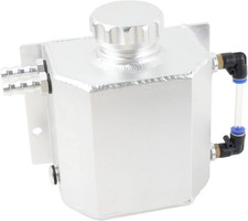 New Universal 1l Aluminum Radiator Coolant Overflow Bottle Recovery Water Tank