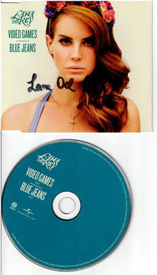 Lana Del Rey: ''Video Games'', Maxi CD inkl. original Autogramm, Top