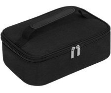 lmytdo Lunch Bag for Men, 3.6L Box Wide Open Insulated Cooler Black 