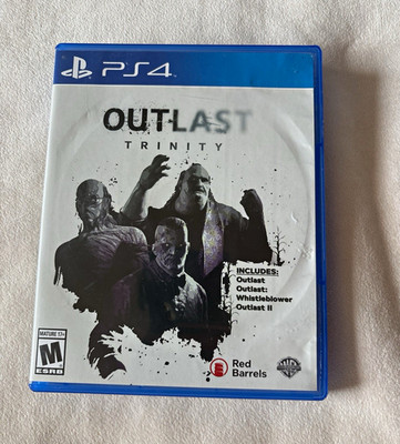 Sony Playstation 4 Outlast Trinity (2017) Game 2 Disc Set