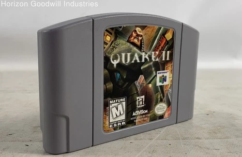 Nintendo 64 N64 Quake II Video Game Cartridge (Untested/VG)
