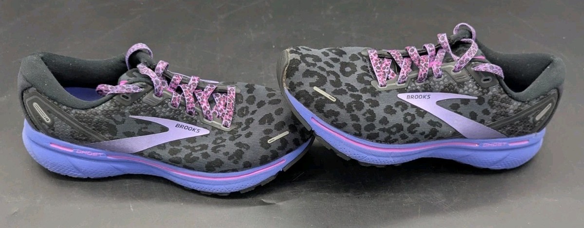 Purple Brooks Run Wild Cheetah Size Brooks Ghost 14 Electric