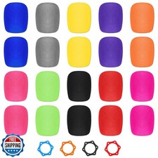YBEATY 20 Pcs Microphone Cover Foam Thick Handheld Stage Micropho