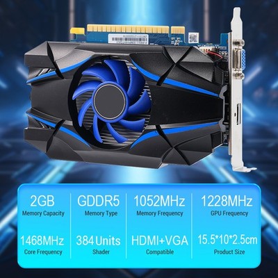 GT 1030 2GB GDDR5 64-bit Low Profile Graphics Card Powerhouse Perfo MYHM
