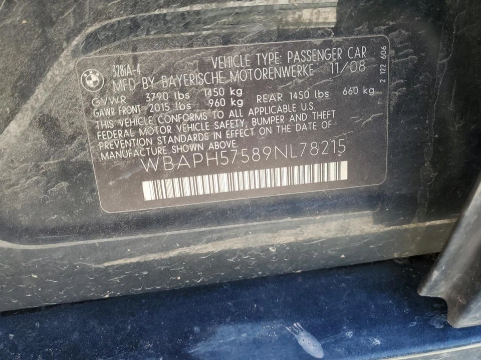 Conductor trasero nudillo/tubo sedán mercado de Canadá compatible con 09-11 BMW 323i 2477203 Foto 4 de 4