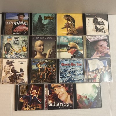 Lot of 15 CDs - 90s Canadian Bands - OLP, Great Big Sea, Crash Test Dummies, Etc