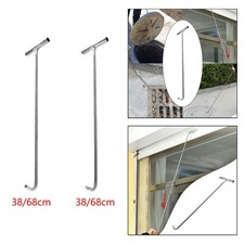 Manhole Hook Tool Door Lifting Pull Springs Open Manhole Cover Lifter Sewer