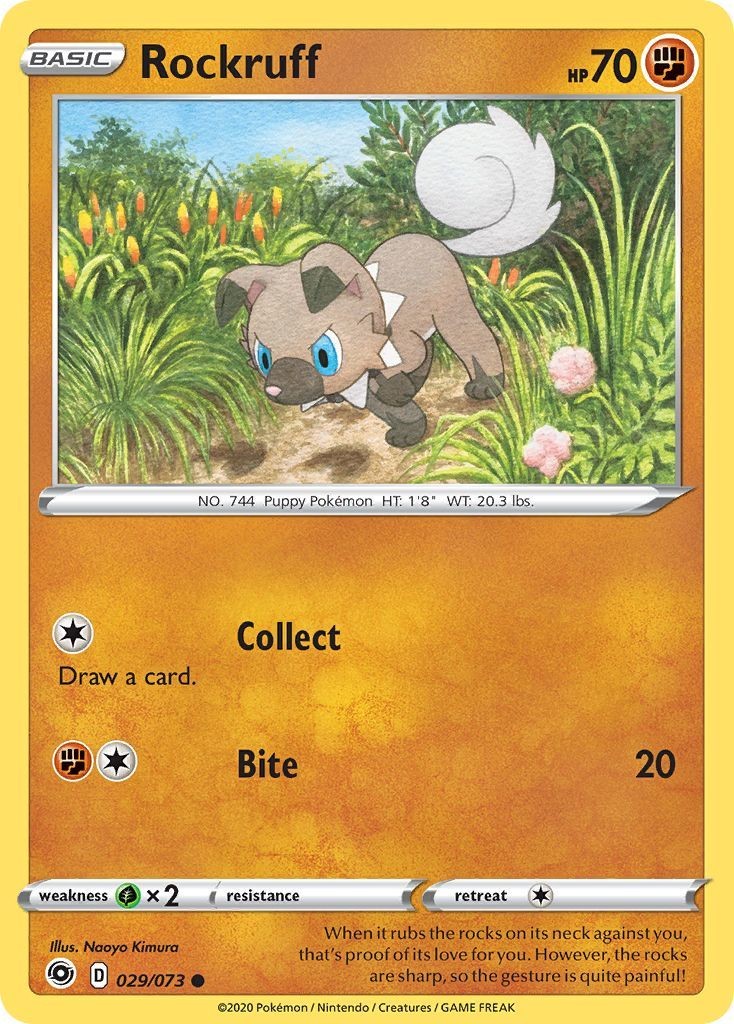 Rockruff - 029/073 - Common - Lightly Played
