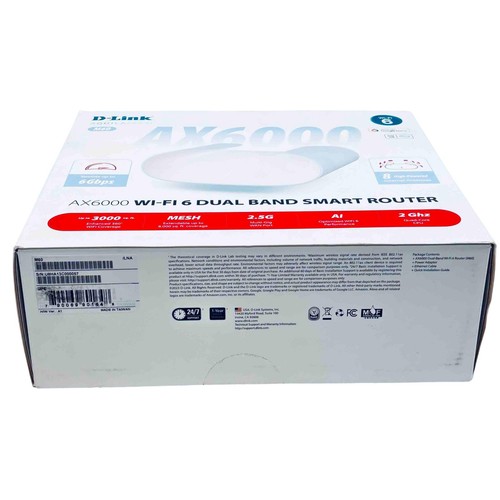 D-Link AQUILA PRO AI M60 AX6000 Wi-Fi 6 Dual Band Smart Router - Picture 13 of 16