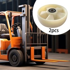 Forklift Single Wheel Iron Core Wearproof Easy to Replace Wheels
