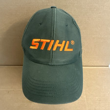 STIHL DARK GREEN  ORANGE LTD GENUINE STIHL BASEBALL CAP TRUCKER HAT