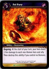Fel Fury Icecrown 76 / 220 Itoku 2010 World of Warcraft CCG TCG