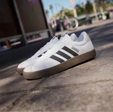 Adidas VL Court 3.0 White Black Gum Court 3 Shoes Mens Sz 10 Sportswear Sneakers