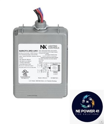 NX Lighting Controls NXRCFX2-1RD-UNV Room Controller, FX Bus Compatible, 1 SPST 
