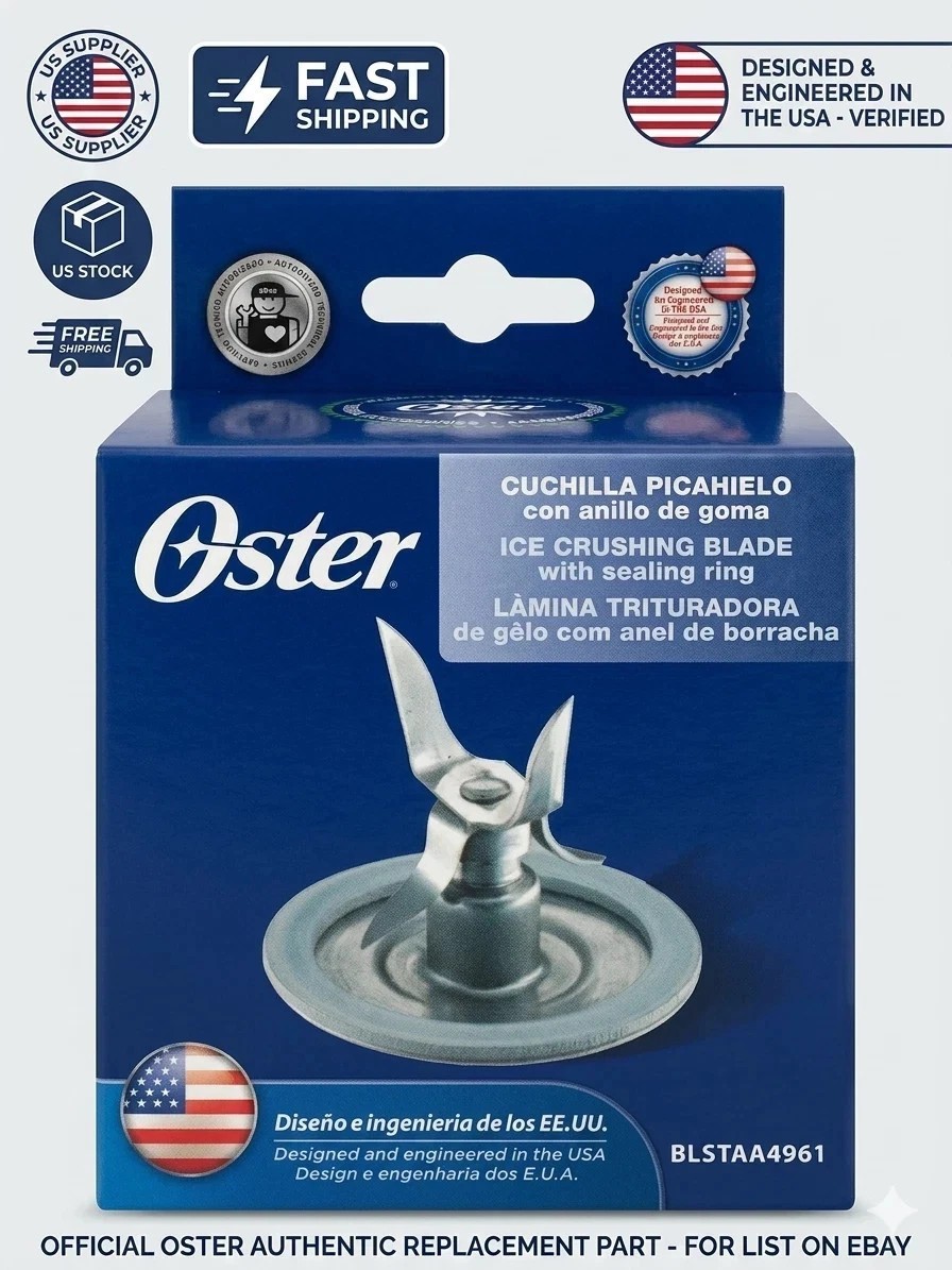Genuine Oster 4961 Blender Stainless Steel Blade With Gasket