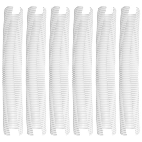 Wrapp Guard 6Pcs Durable White PVC Tree Protector Wraps Guards for Animal Damage ...