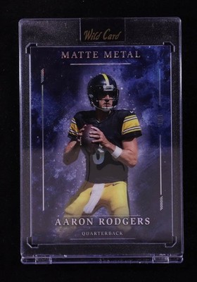 AARON RODGERS 2026 Wild Card Matte Metal "Sapphire Silver" (STEELERS) #1/1 🔥🔥
