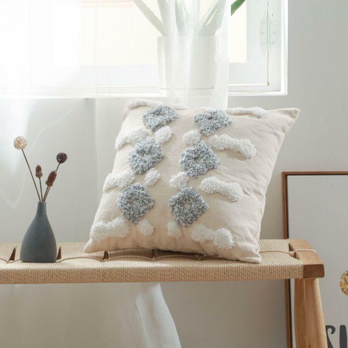 Nordic Boho Tassel Morocco Cushion /Cover Soft Throw Pillow /Case Sofa Deco 45cm - Imagen 11 de 29