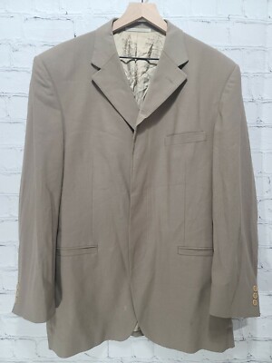 Versace Classic V2 Men's Brown Gingham Blazer Sports Jacket