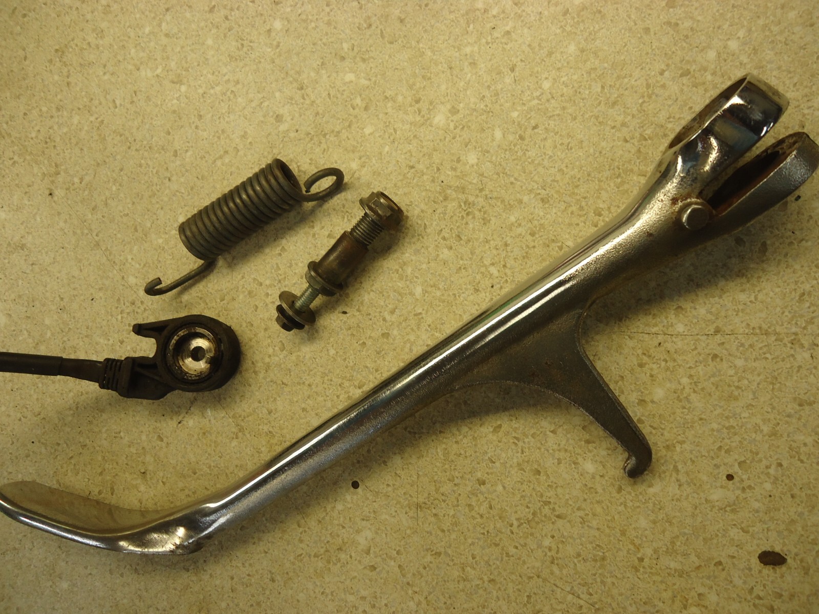 8893 HONDA SHADOW VT600 VLX KICKSTAND SIDE KICK STAND w/ SPRING OEM eBay