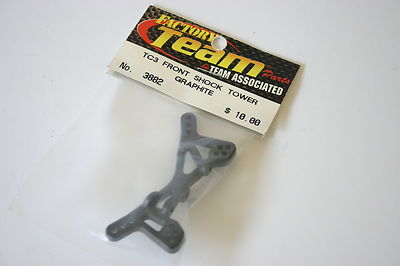 Team Associated TC3 Front Shock Tower Graphit - AS 3882