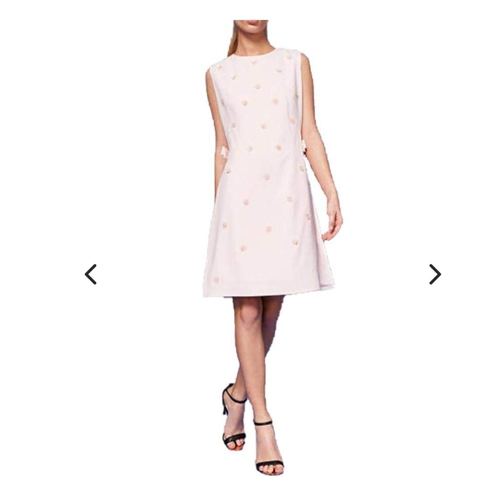 ワンピース Ted Baker Betil Embellished Tunic Dress Ted Baker Betil Side Bow Embellished Tunic Dress Size 0 Uk 6 | eBay UK