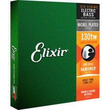 Elixir NANOWEB Nickel 5th Bass String   15433 Taperwound XLong Scale, Light .130