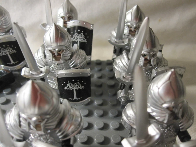 Lego Lord of the Rings Knights Battle Army Huge Lot of 19 Set King Accessories - Image 3 of 4