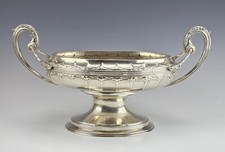 Monumental Antique German Silver Centerpiece Bowl