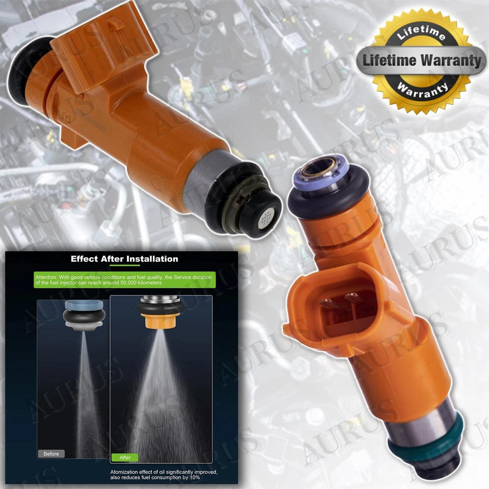 Inyectores de combustible x6 OEM DENSO para Infinity Q70 Q70L 2014-2019 3,7 L V6 297500-0950 Foto 3 de 4