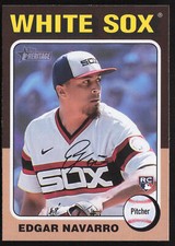 2024 Topps Heritage Edgar Navarro #362 Rookie RC Chicago White Sox