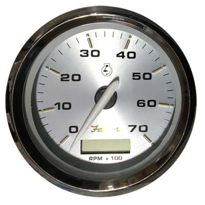 Faria Kronos 4'' Tachometer w/Hourmeter - 7,000 RPM (Gas - Outboard) [39040]