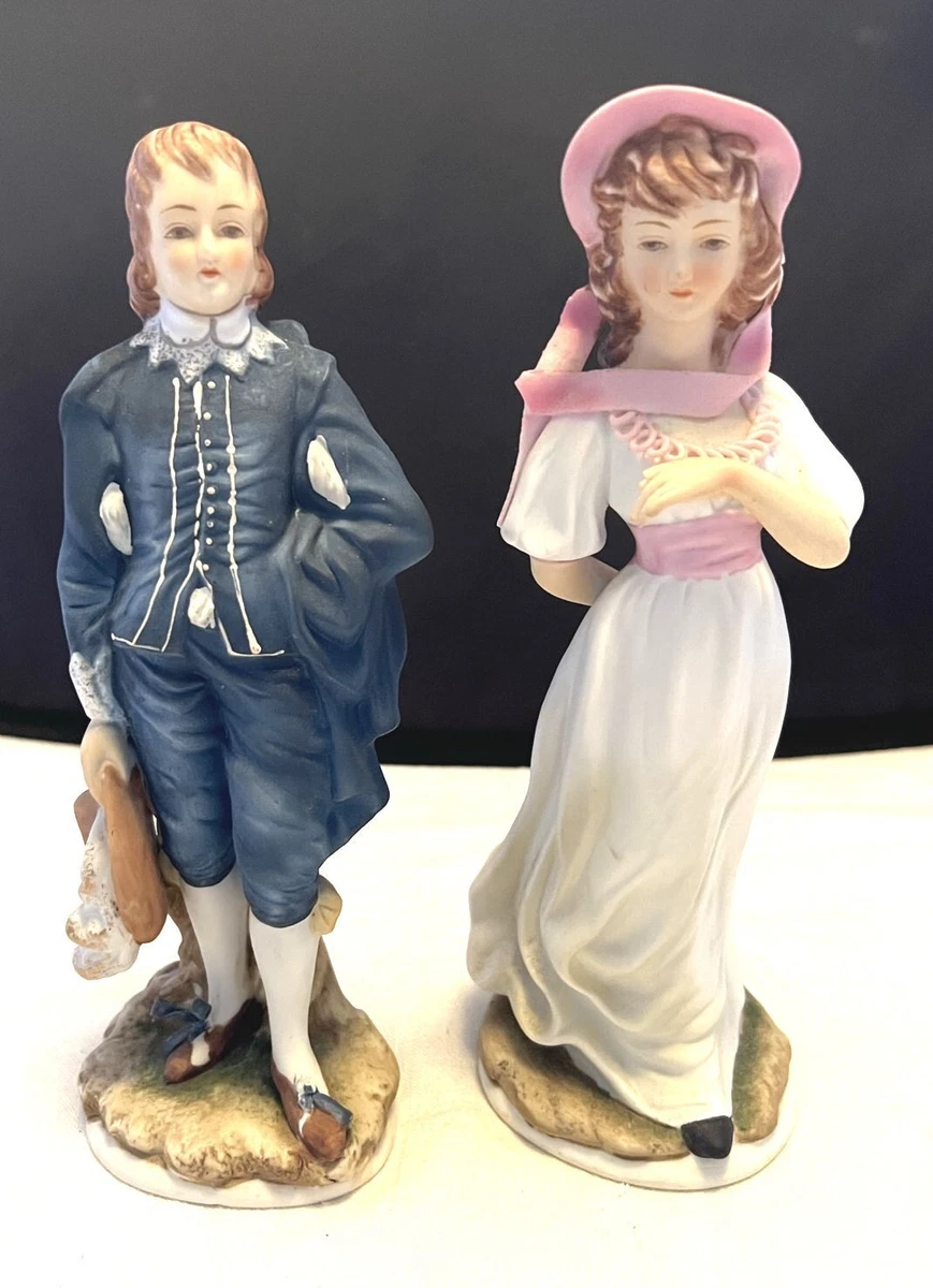 Pinky and cheap blue boy figurines