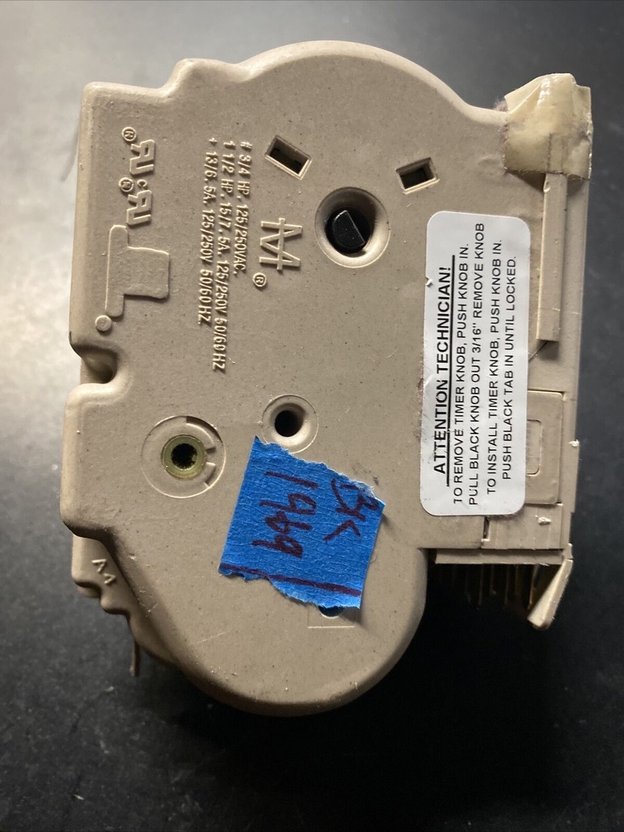Whirlpool Stacked Laundry Center Washer Timer Part # 3952499 