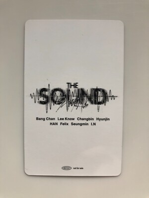 Stray Kids】Lee Know Han The Sound FC Limited Official Unit Photo