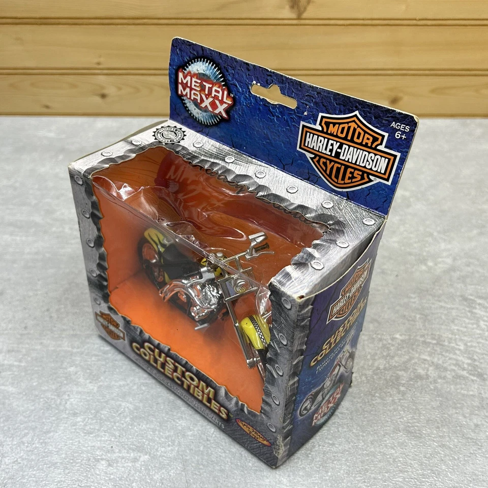 Harley-Davidson Dyna Wide Glide 1:17 Metal Maxx 2001 coleccionables personalizados FXDWG Foto 3 de 4