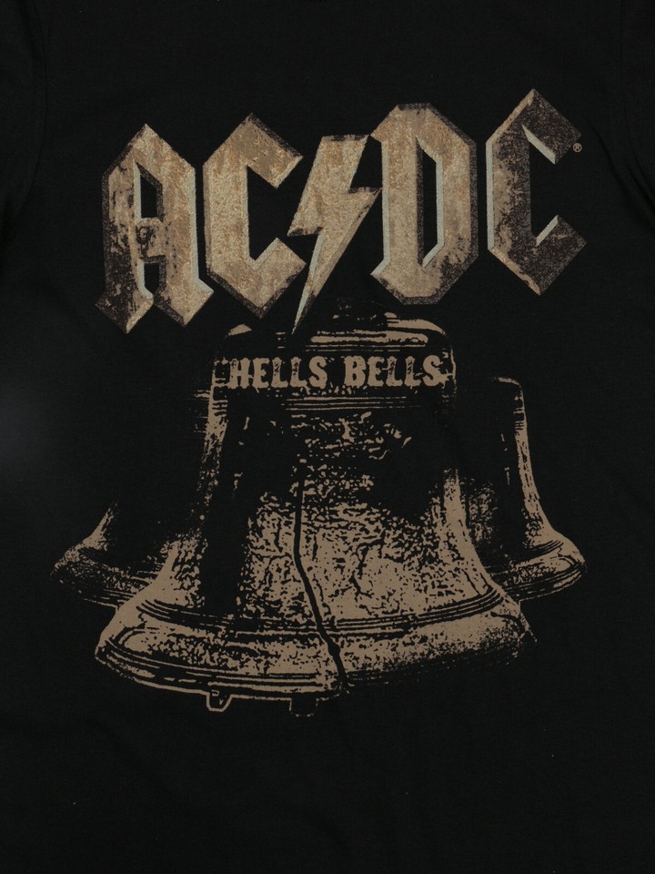 Official AC DC T Shirt Hells Bells Logo Rock Band Album New S To 2XL ...