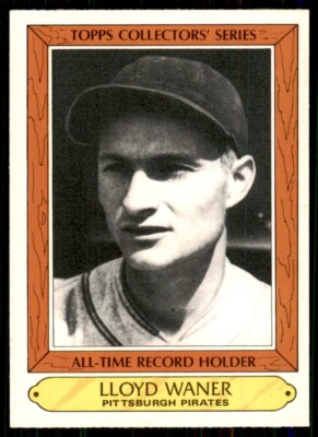 1985 Topps Woolworth All-Time Record Holders Lloyd Waner Pittsburgh Pirates #36