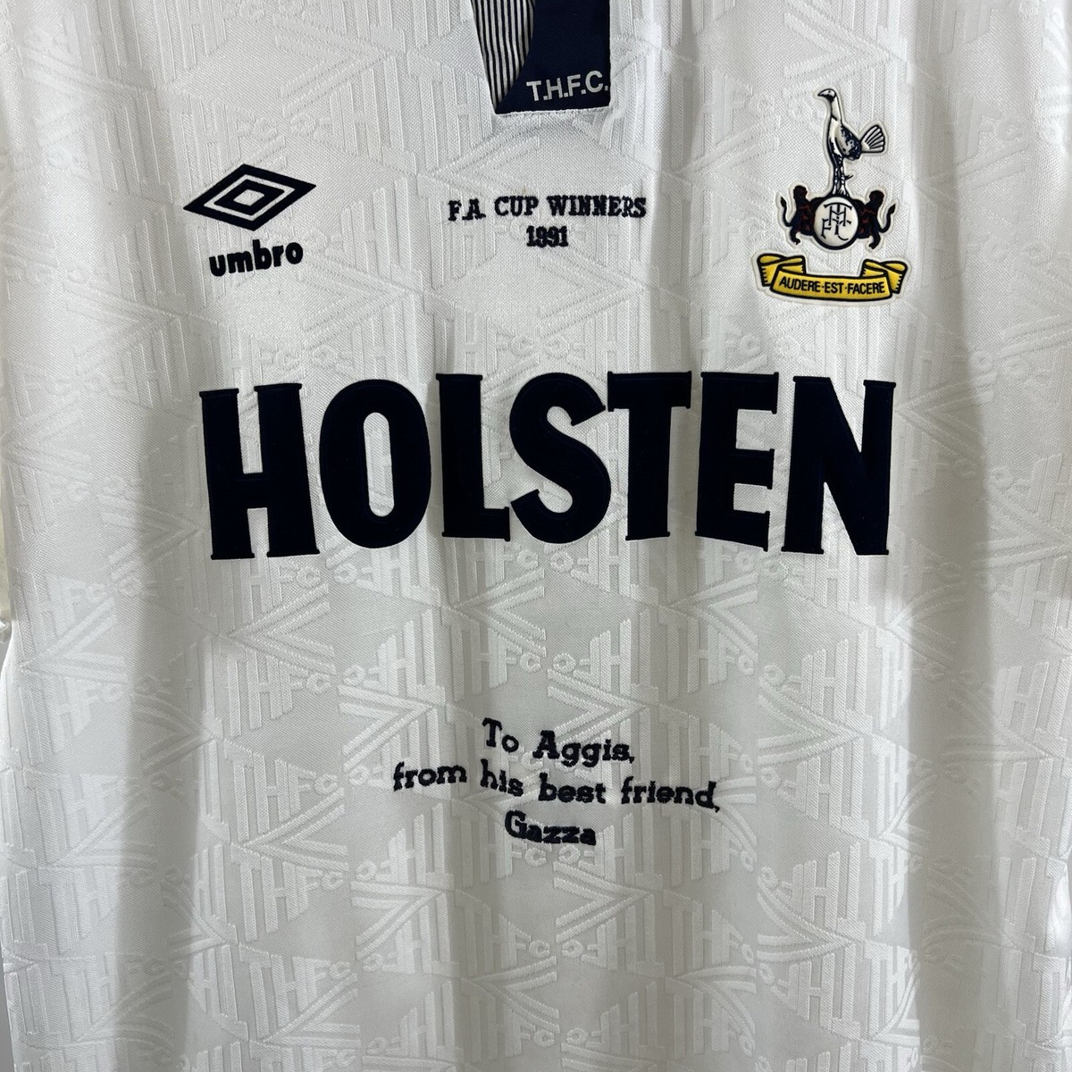 Tottenham Hotspur FA Cup Winners 1991 Home Football Shirt
